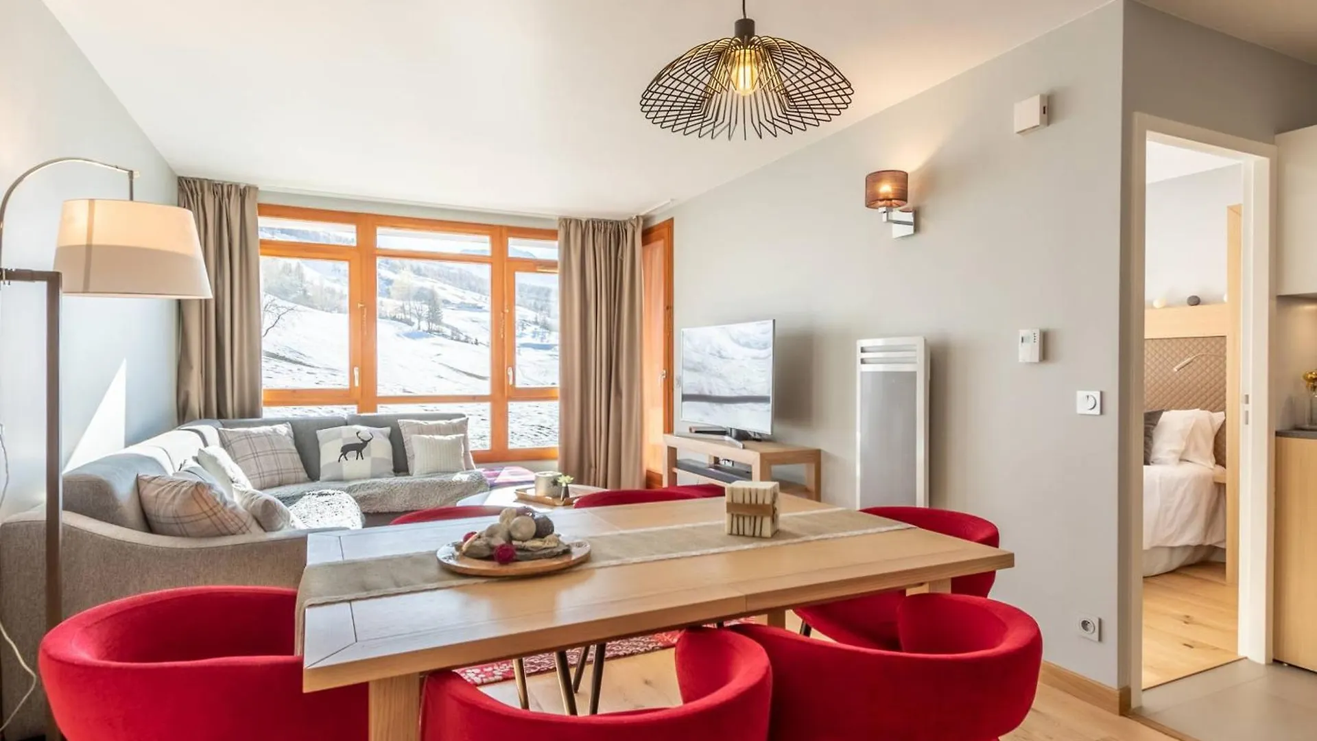 Appartement Moderne 4 Pieces Avec Piscine, Spa, Parking Et Acces Direct Aux Pistes - Fr-1-352-65 Les Arcs  0*, Les Arcs (Savoie)